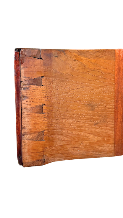 French Directoire Marble-Top Commode with Brass Inlay