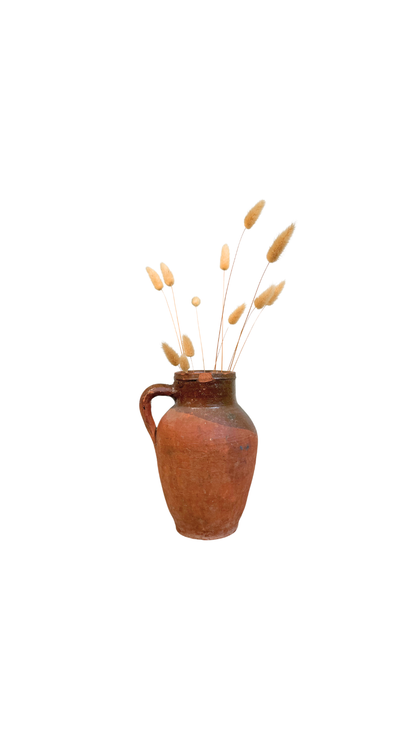 Two-Tone Terracotta Pitcher