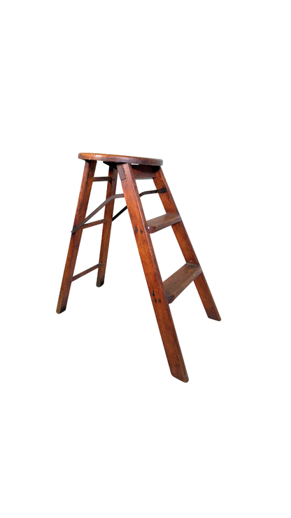 J.R. Clark Co. “Rid-Jid” Folding Step Ladder Stool