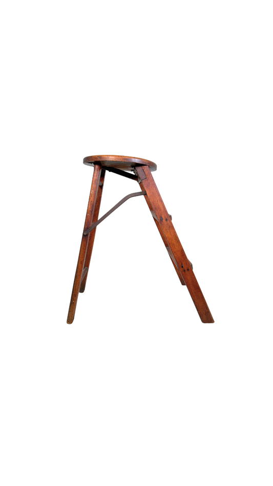 J.R. Clark Co. “Rid-Jid” Folding Step Ladder Stool