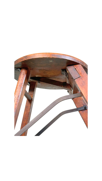 J.R. Clark Co. “Rid-Jid” Folding Step Ladder Stool