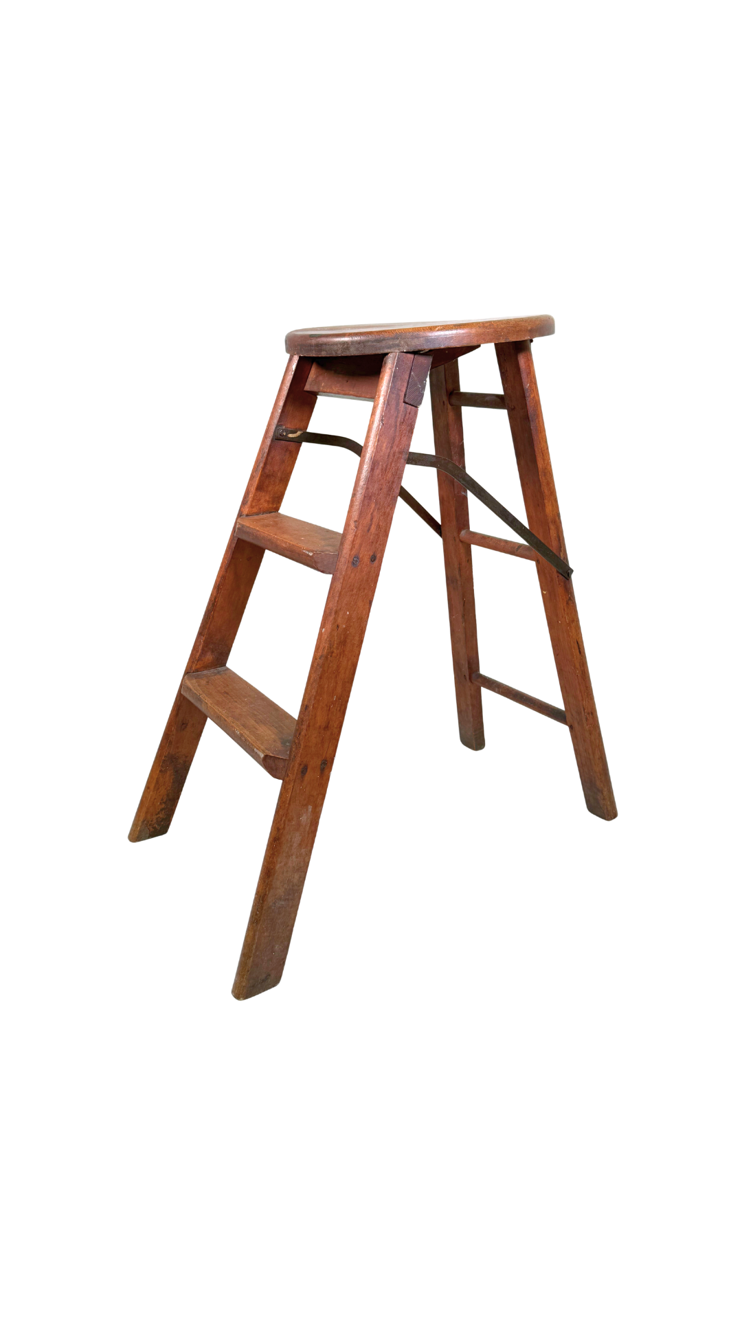 J.R. Clark Co. “Rid-Jid” Folding Step Ladder Stool
