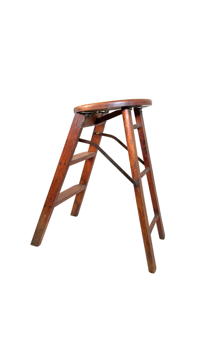 J.R. Clark Co. “Rid-Jid” Folding Step Ladder Stool