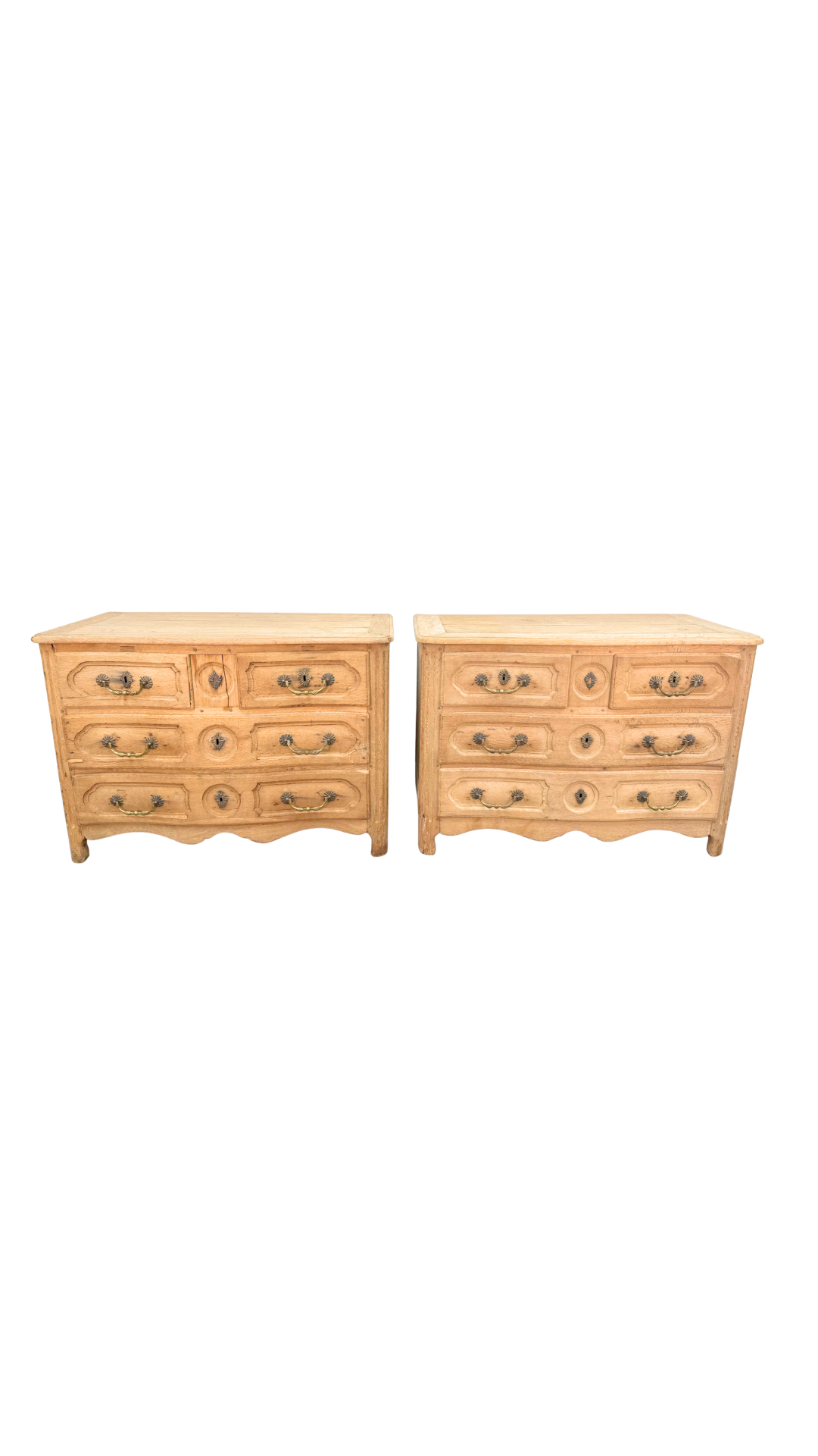 Early 19th Century French Provincial Oak Commodes