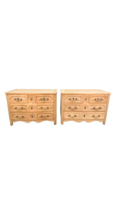 Early 19th Century French Provincial Oak Commodes