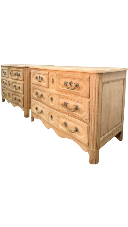 Early 19th Century French Provincial Oak Commodes