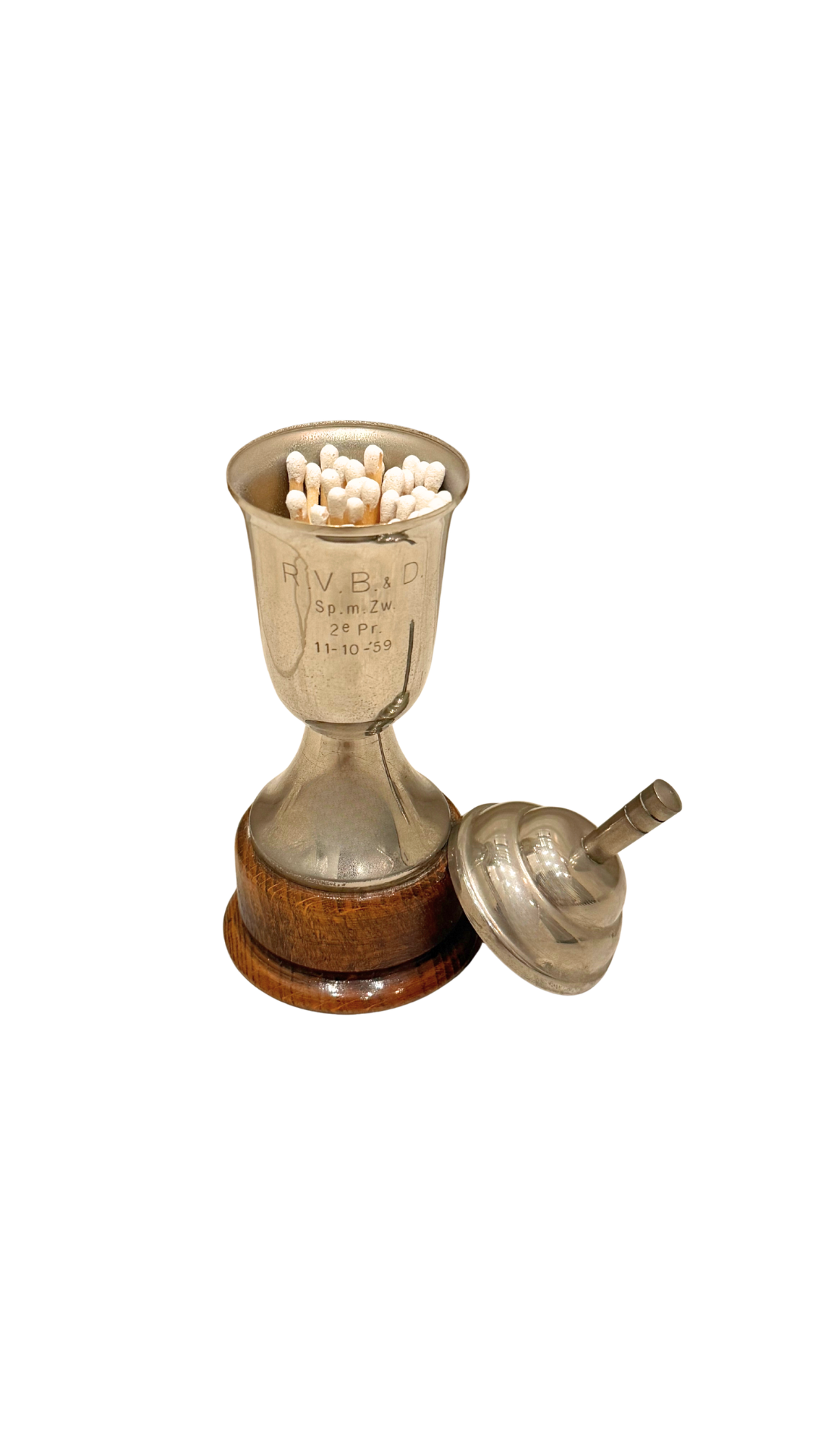 Vintage Dutch Silverplate Trophy