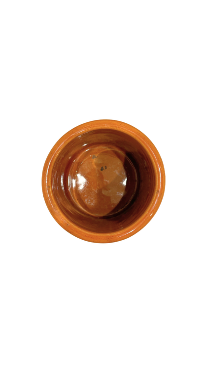 American Stoneware Crock with Terracotta Glaze