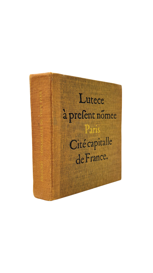 Linen-Bound French Book | Connaissance du Vieux Paris