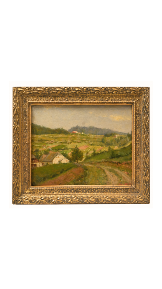 French Landscape Oil Painting Attributed to Léon Peltier