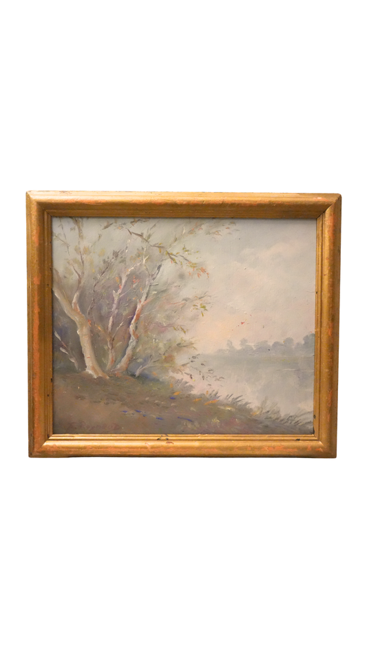 French Impressionist Landscape Painting, F. Roymaud