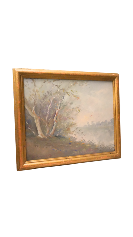 French Impressionist Landscape Painting, F. Roymaud