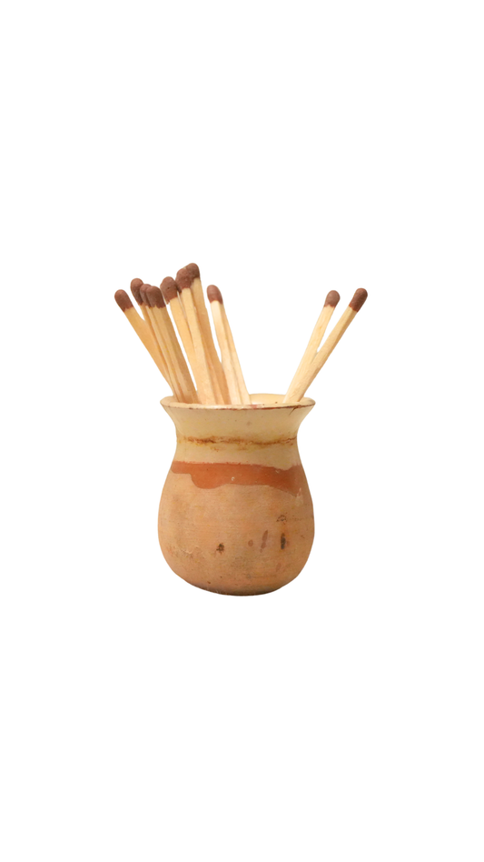 French Miniature Confit Pot in Glazed Stoneware