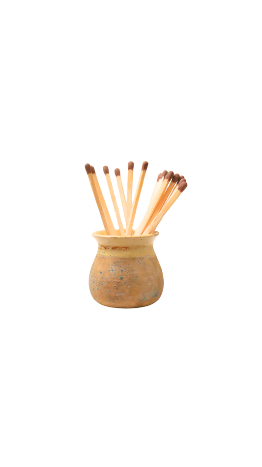 French Miniature Confit Pot in Glazed Stoneware