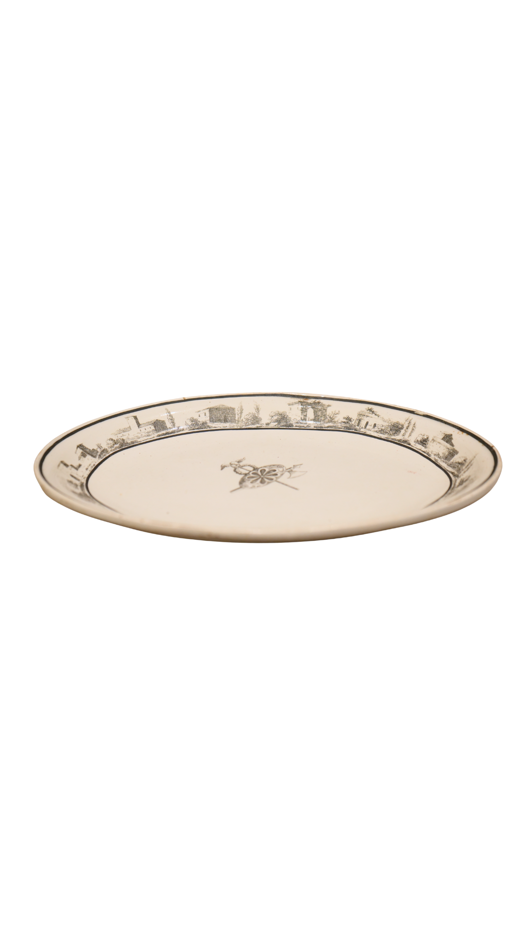 Creil Paris-Marked Transferware Earthenware Serving Dishes