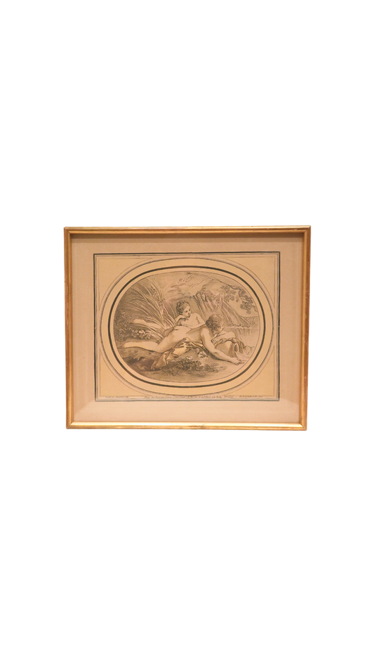 French Engraving After Boucher by Demarteau, No. 550