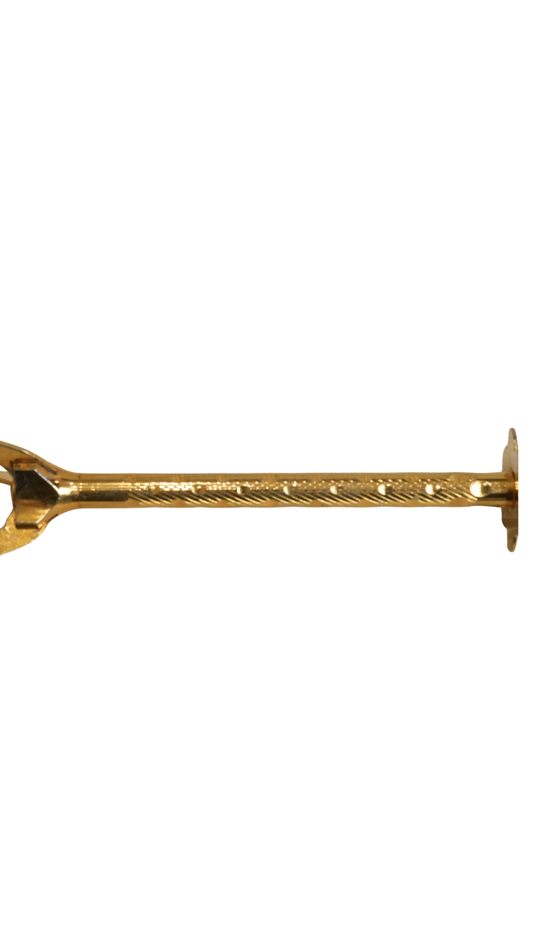 Large French Brass Serving Grabber