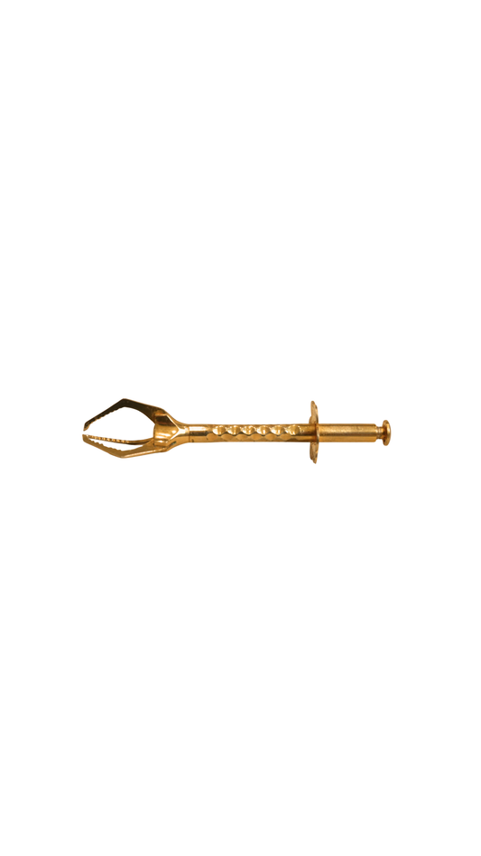 Small French Brass Serving Grabber