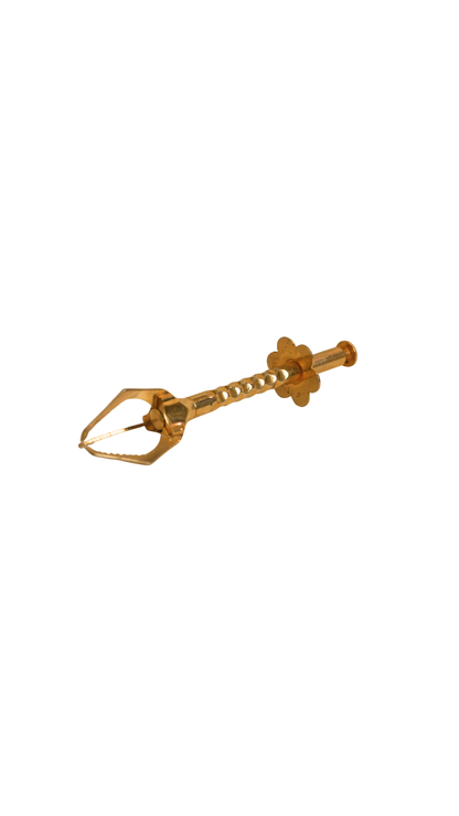 Small French Brass Serving Grabber