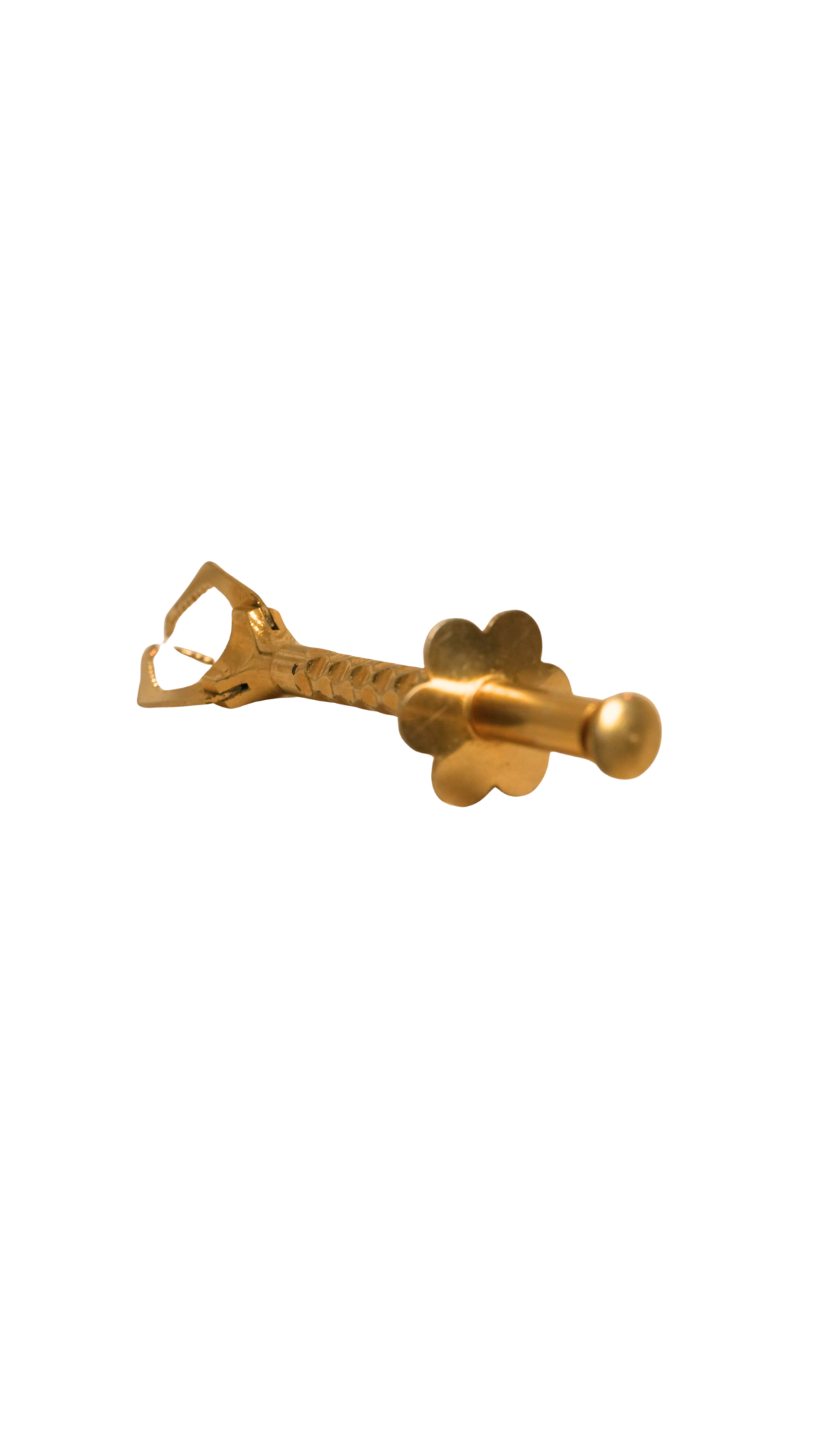 Small French Brass Serving Grabber