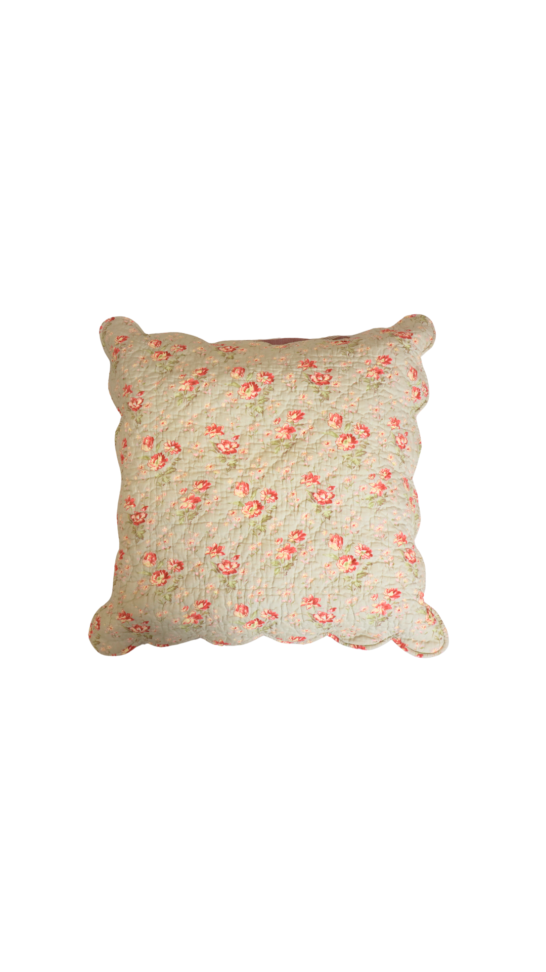 French Harmony Paris Floral Quilted Pillow Sham with Insert