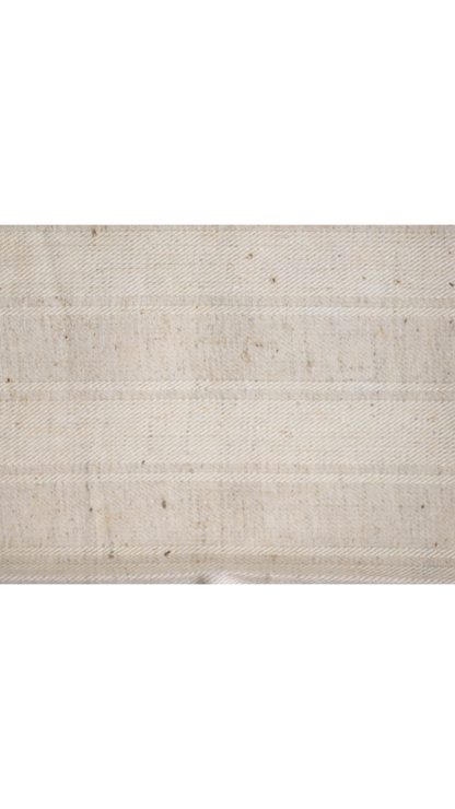 Antique French Red-Stripe Linen Torchon