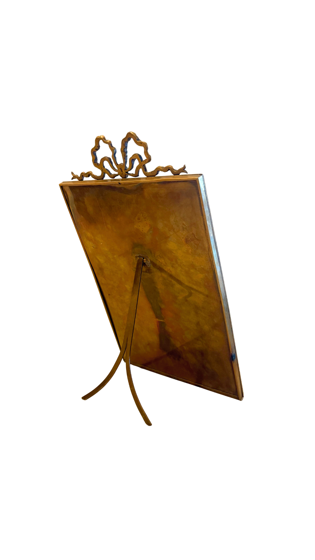 Large Watercolor & Pencil Cabinet Design in Bronze Gilt Frame