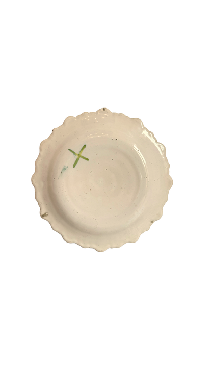 Antique Moustiers French Faience Bird Plate