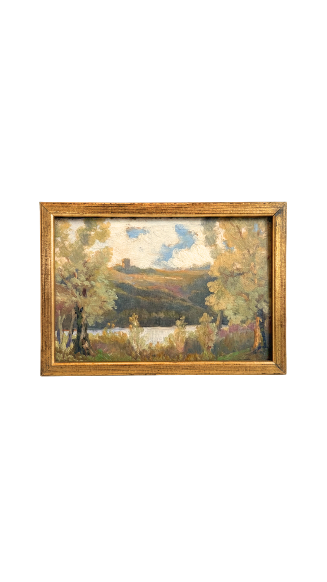 Vintage French Landscape Painting