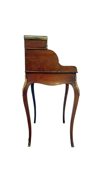 Antique French Louis XV Revival Roll Top Desk