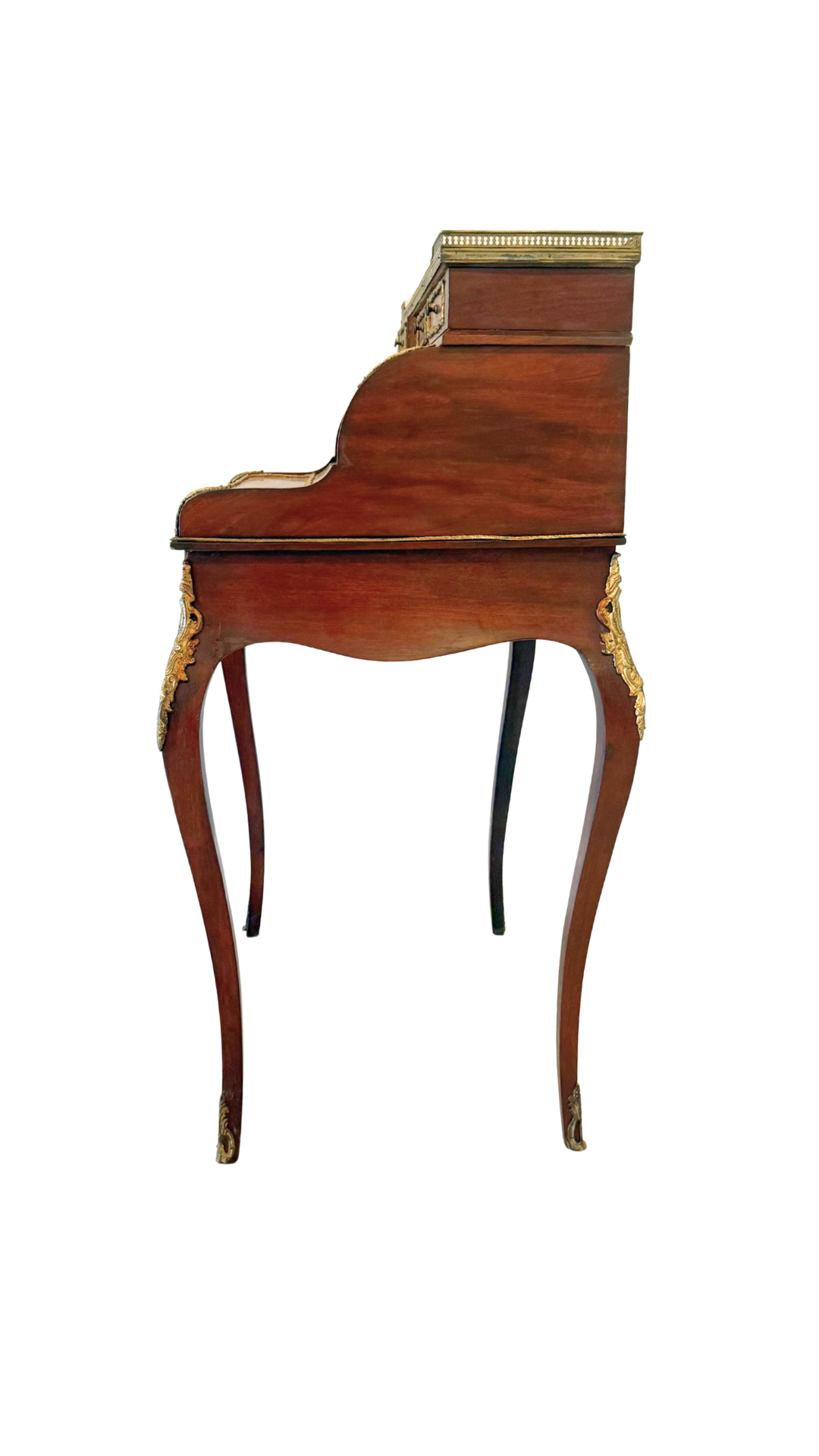 Antique French Louis XV Revival Roll Top Desk