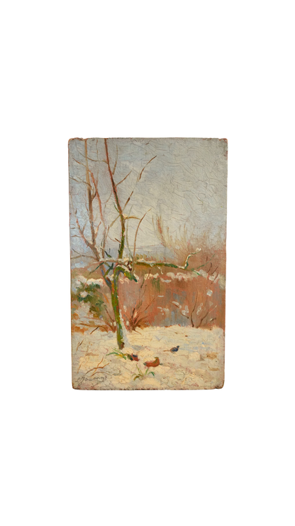 “Le Jardin à Châtillon” Oil Painting