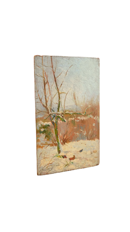 “Le Jardin à Châtillon” Oil Painting