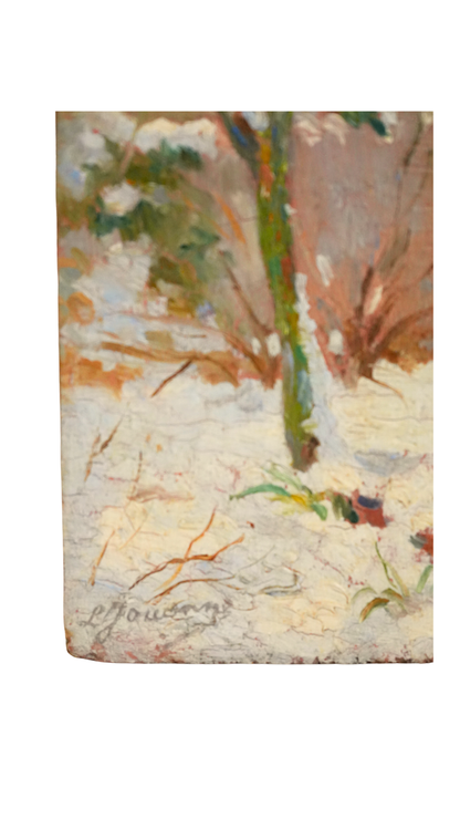 “Le Jardin à Châtillon” Oil Painting