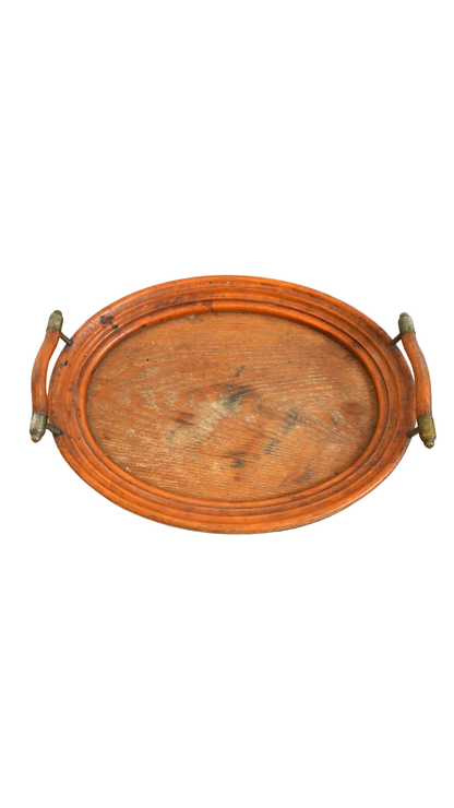 French Oval Wood Tray