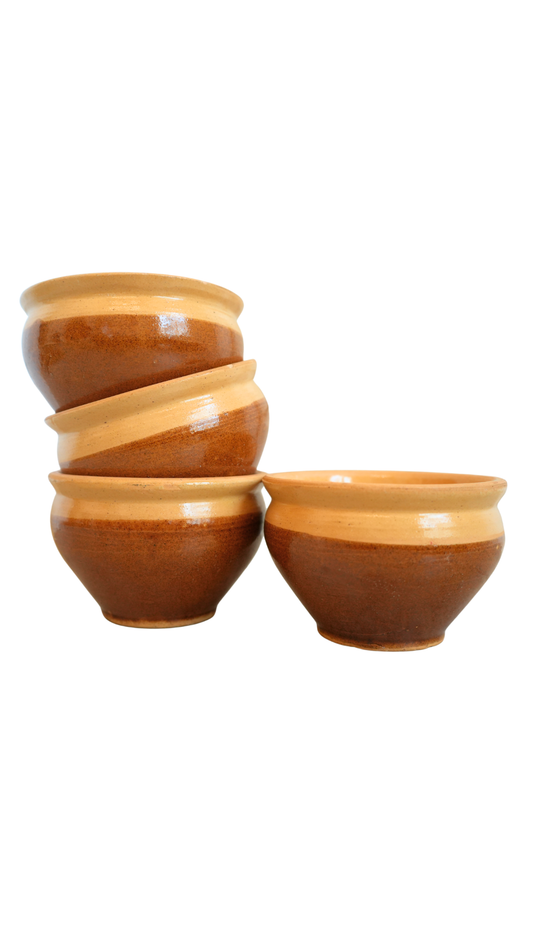 Two-Tone Stoneware Bowls