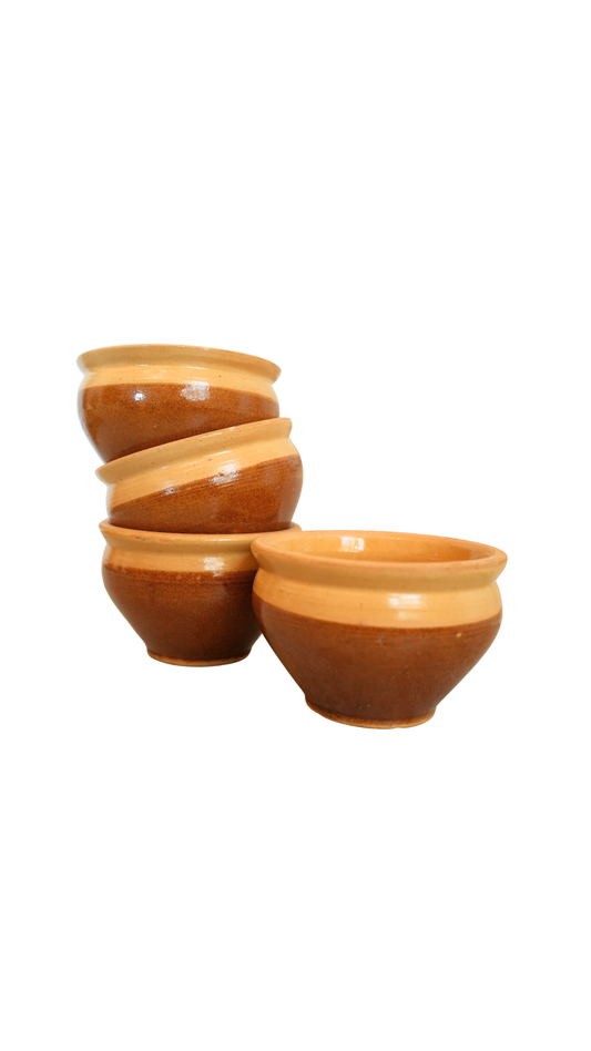 Two-Tone Stoneware Bowls