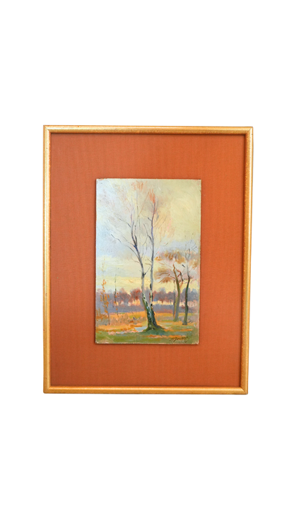 Set of Two French Landscape Studies
