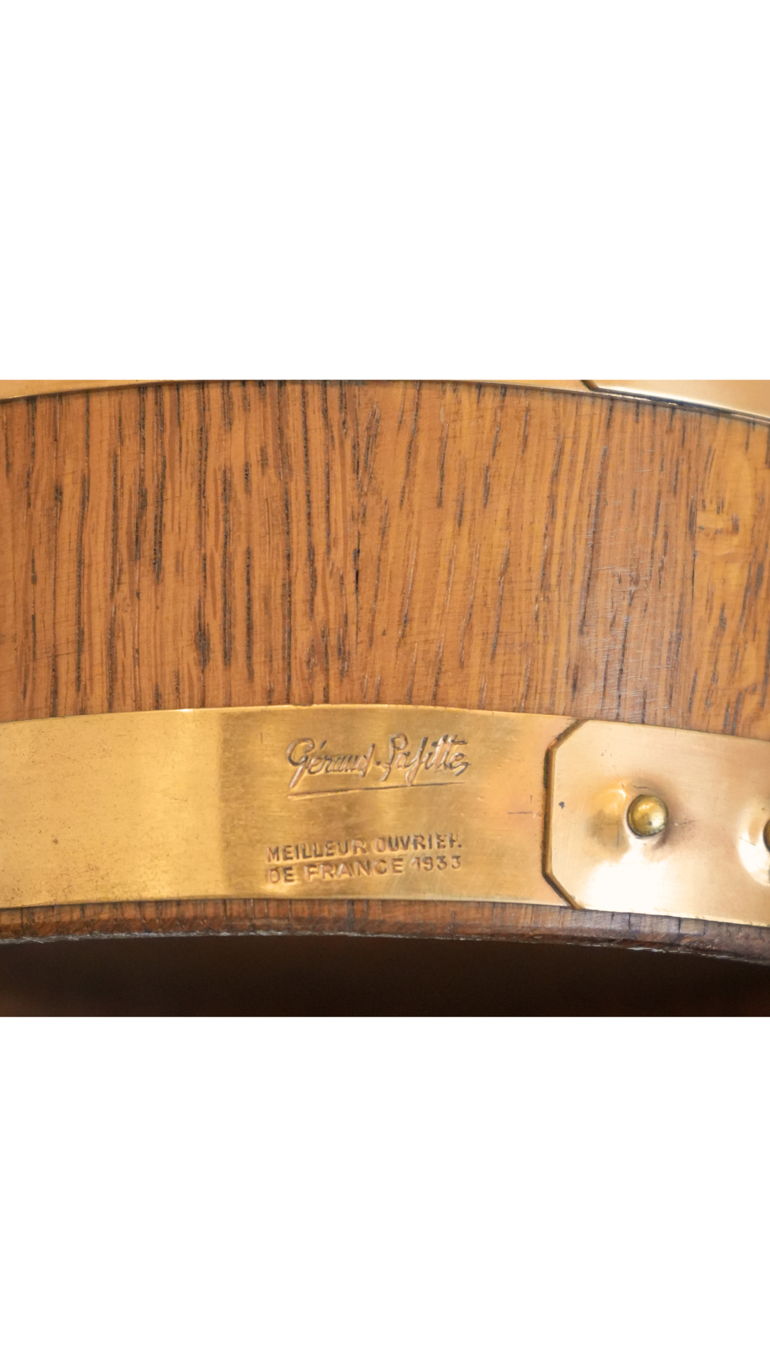 Géraud Lafitte French Oak & Brass Champagne Cooler