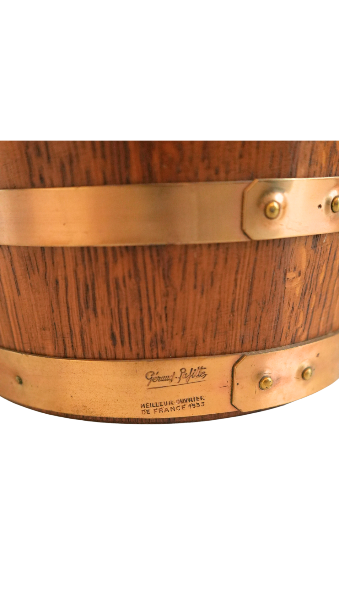 Géraud Lafitte French Oak & Brass Champagne Cooler