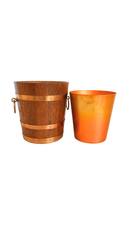Géraud Lafitte French Oak & Brass Champagne Cooler