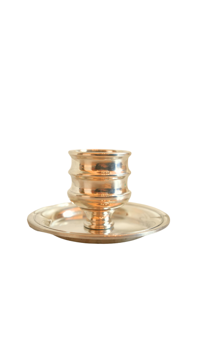 Heavyweight Silverplate Match Holder