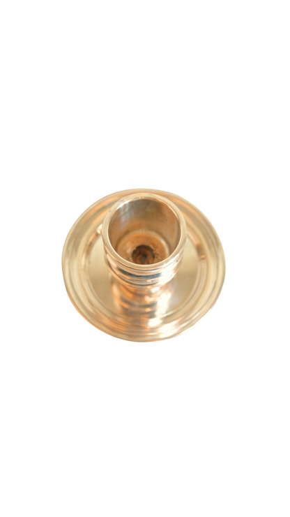 Heavyweight Silverplate Match Holder