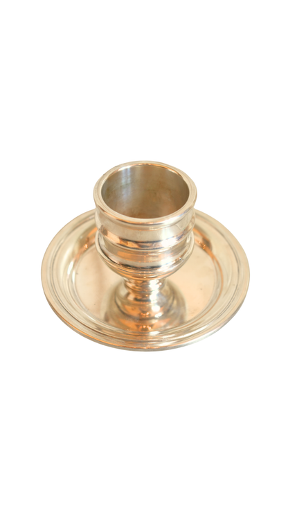 Heavyweight Silverplate Match Holder
