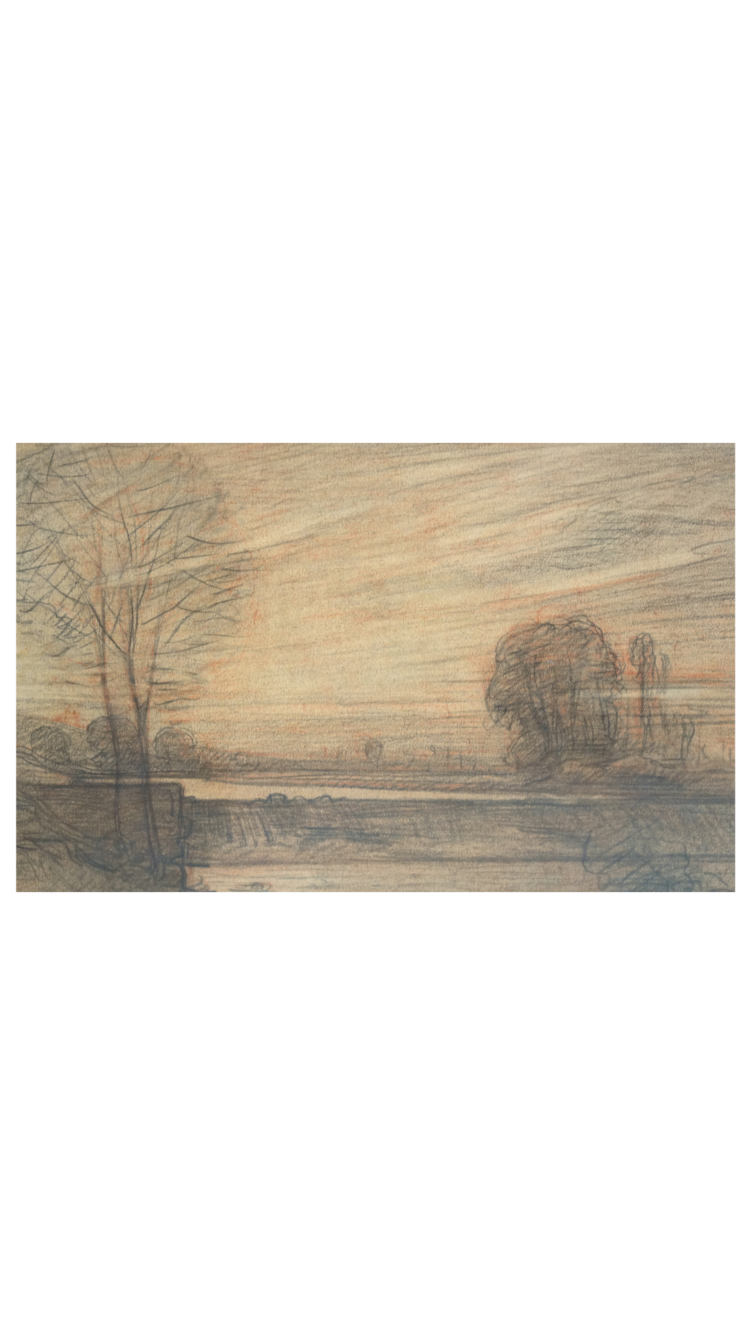 Original Framed French Landscape