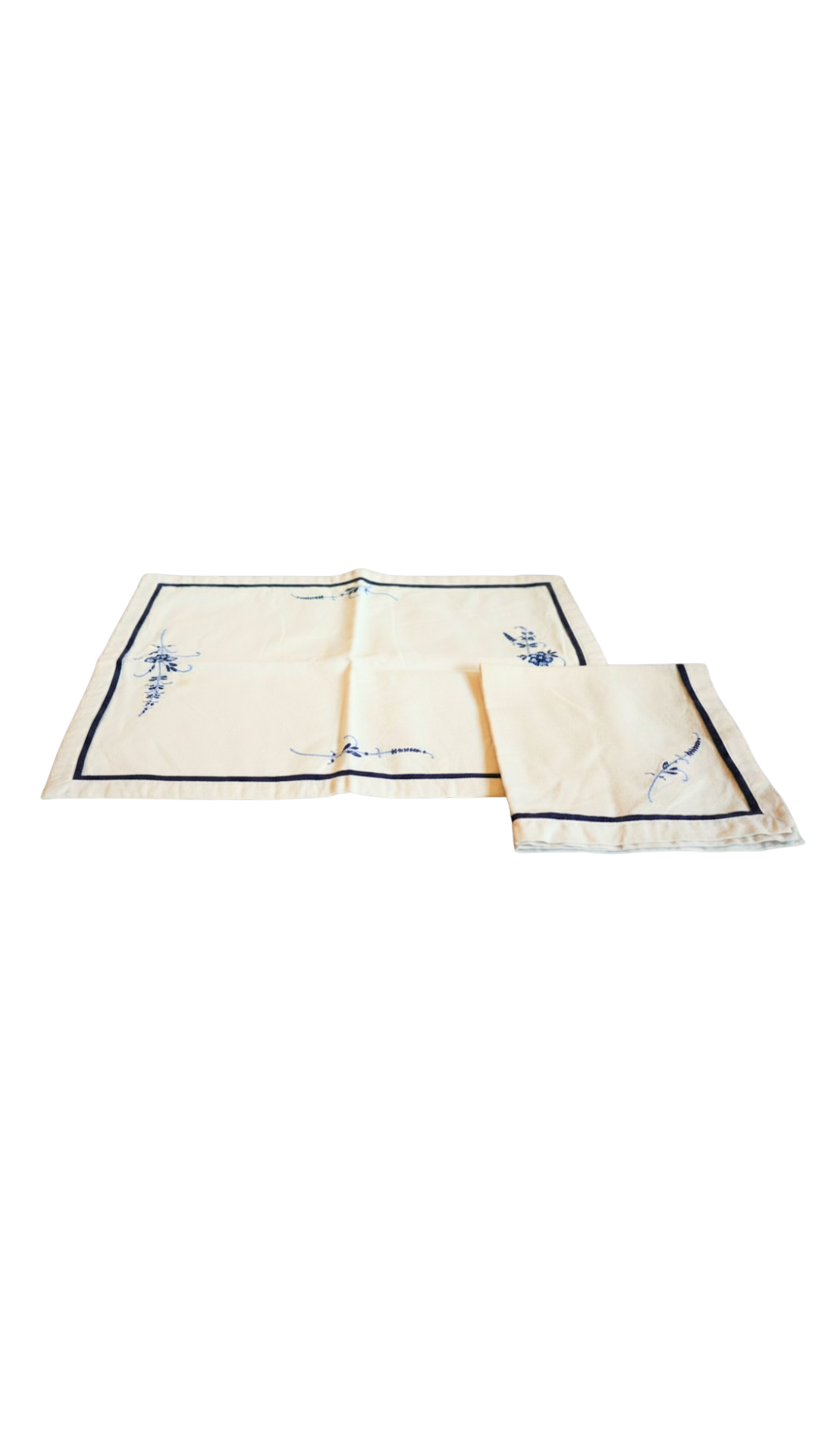 Villeroy & Boch Embroidered Cotton Placemat & Napkin Set