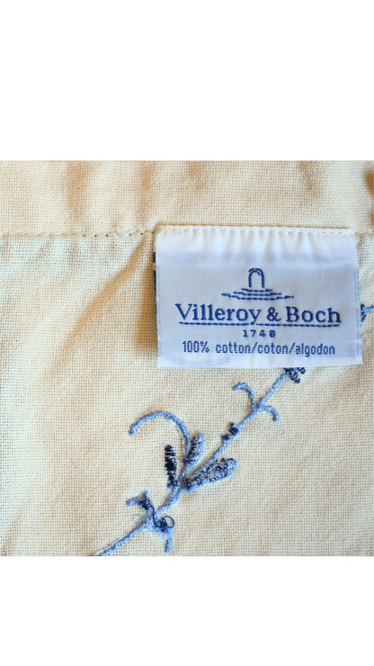 Villeroy & Boch Embroidered Cotton Placemat & Napkin Set