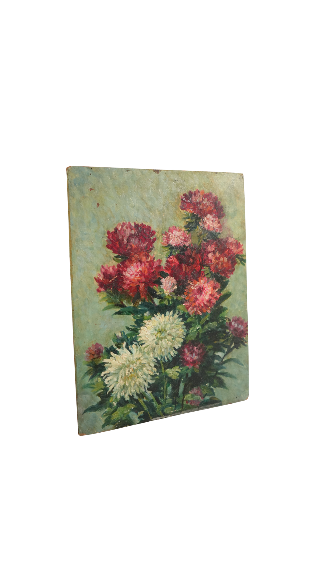 French Floral Still Life with Chrysanthemums