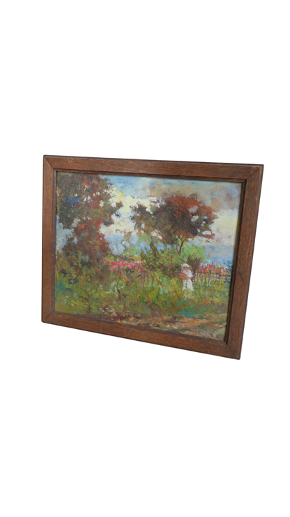 French Garden Landscape “Les Roses” by Albert Gasse