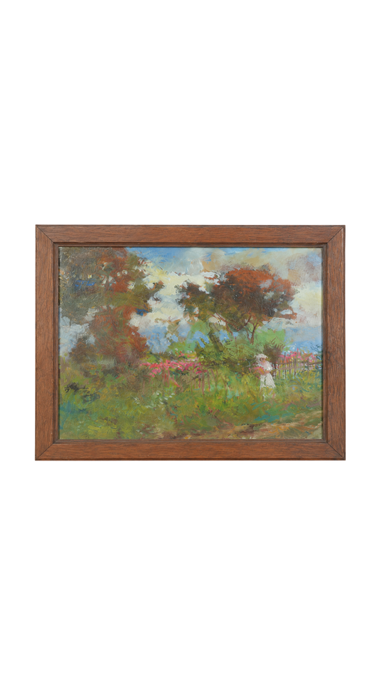 French Garden Landscape “Les Roses” by Albert Gasse